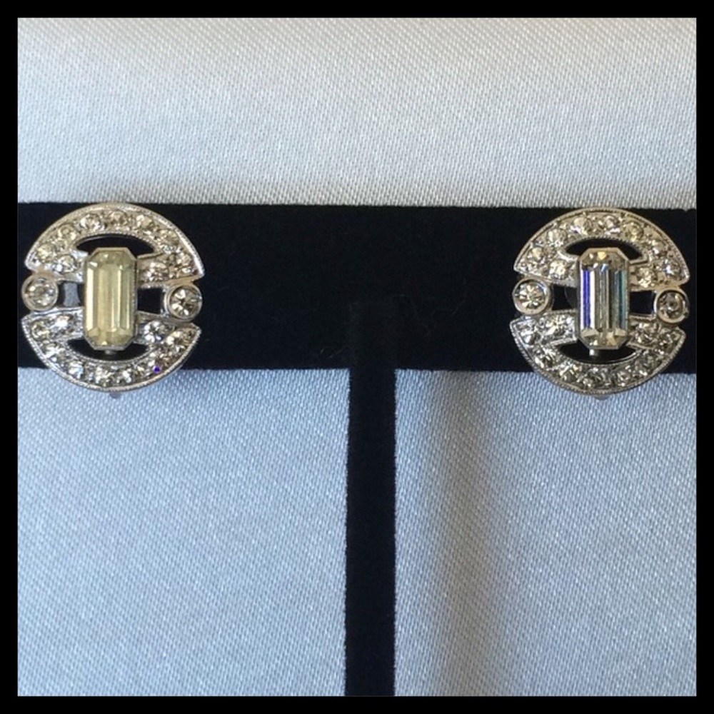 Vintage 925 Screw Back Earrings - Picture 1 of 3